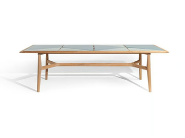 THE SECRET GARDEN - Rectangular teak garden table with stoneware top by Poltrona Frau - view 2
